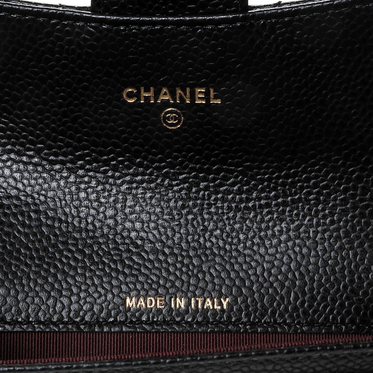 Caviar Quilted Flap Card Holder Black