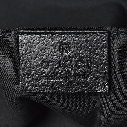 Gucci GG Monogram Medium Web Handle Vertical Tote Black 8 of 9