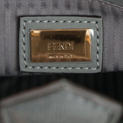 Fendi Vitello Elite Petite 2Jours Tote Grey 6 of 7