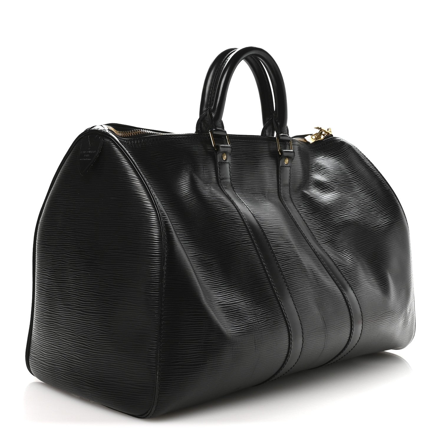 Louis Vuitton Epi Keepall 45 Black 2 of 9