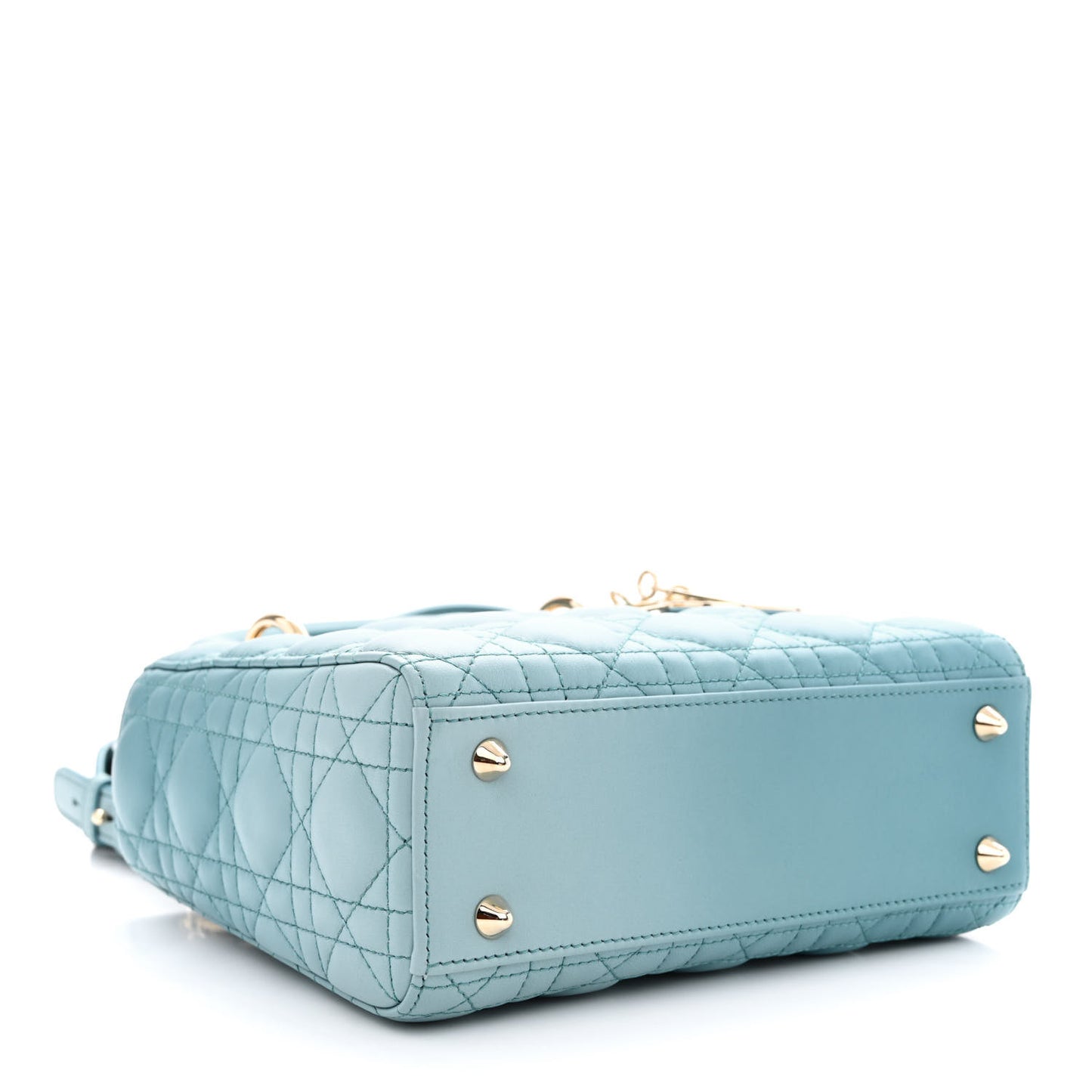 Lambskin Cannage Gradient Small My ABCDior Lady Dior Blue