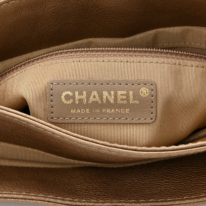 Chanel Metallic Calfskin Quilted Trianon Small Messenger Flap Gold 7 of 12