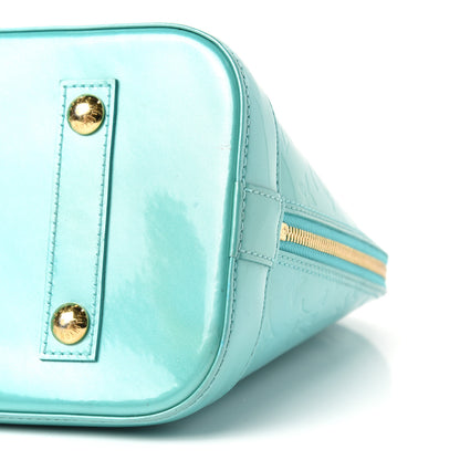 Louis Vuitton Vernis Alma PM Blue Lagon 8 of 9