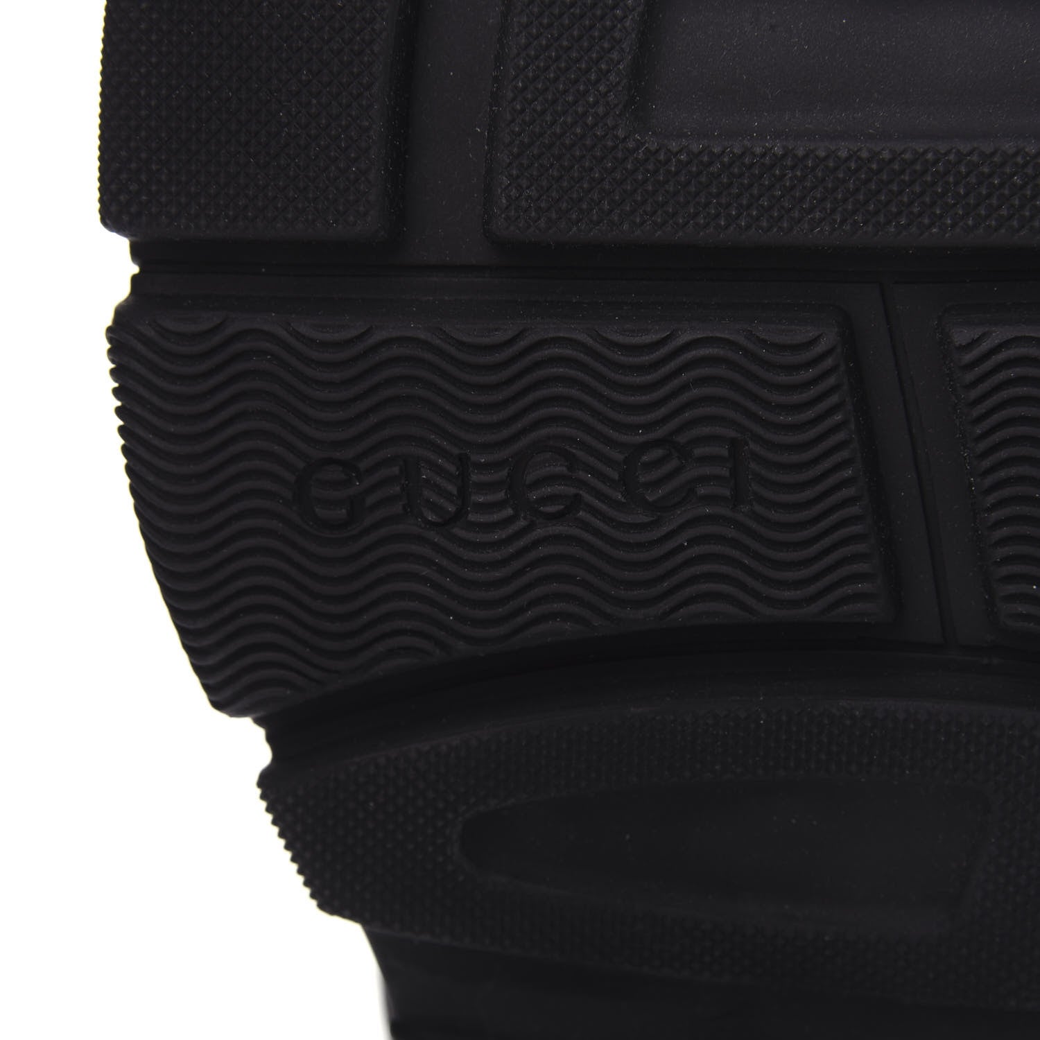 Gucci X SEGA Nappa Mesh Mens Aguru Sandals 8 Loess Black 9 of 11