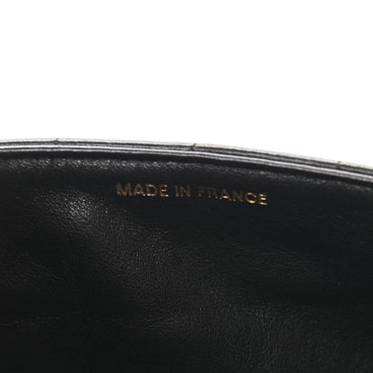 Chanel Lambskin East West Chocolate Bar Flap Black 7 of 10