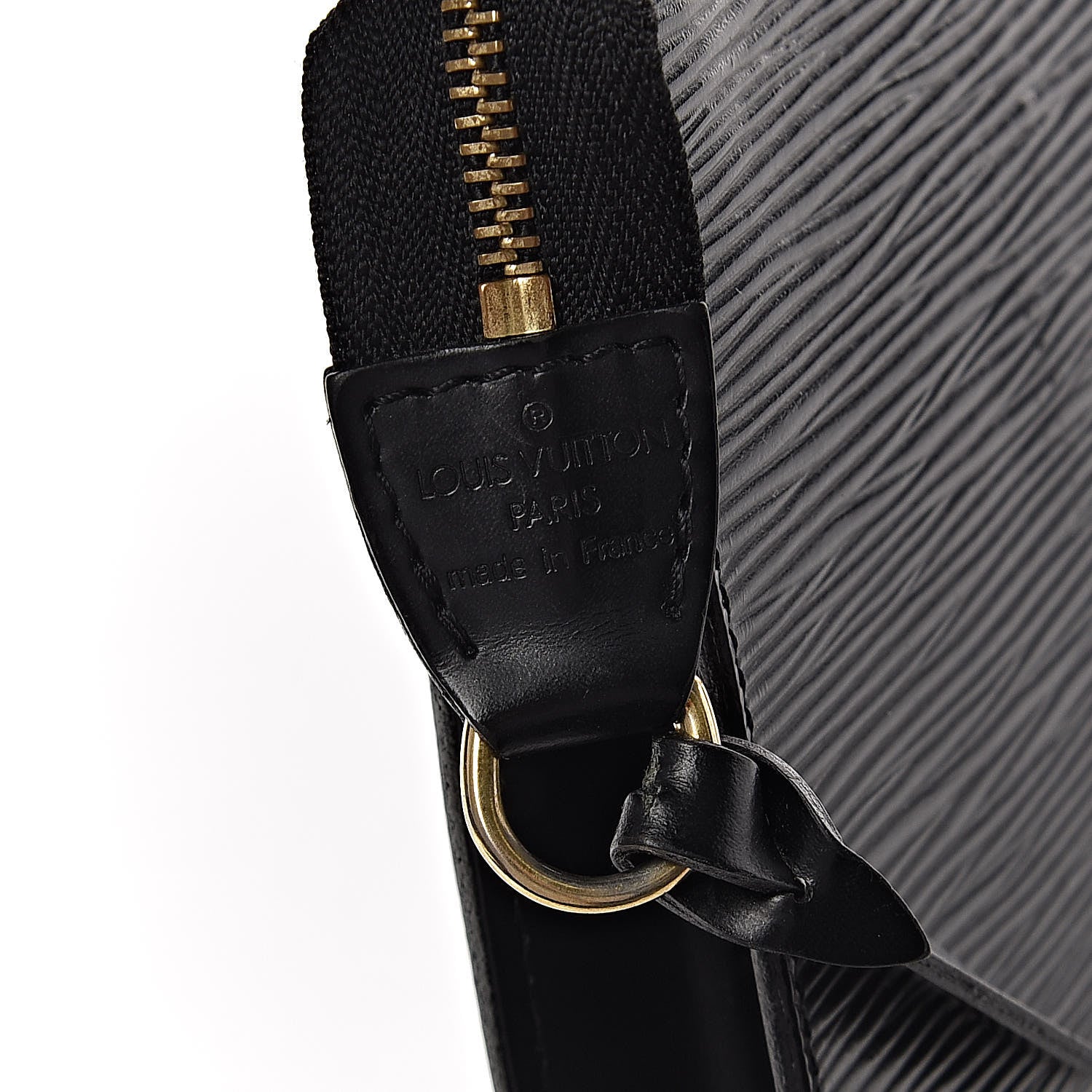 Louis Vuitton Epi Pochette Accessories 24 Black 6 of 9
