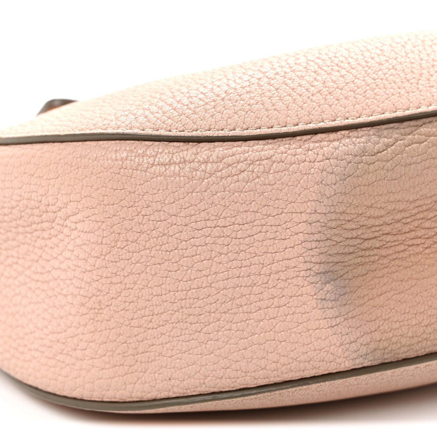 Grained Lambskin Drew Shoulder Bag Cement Pink Cement Pink