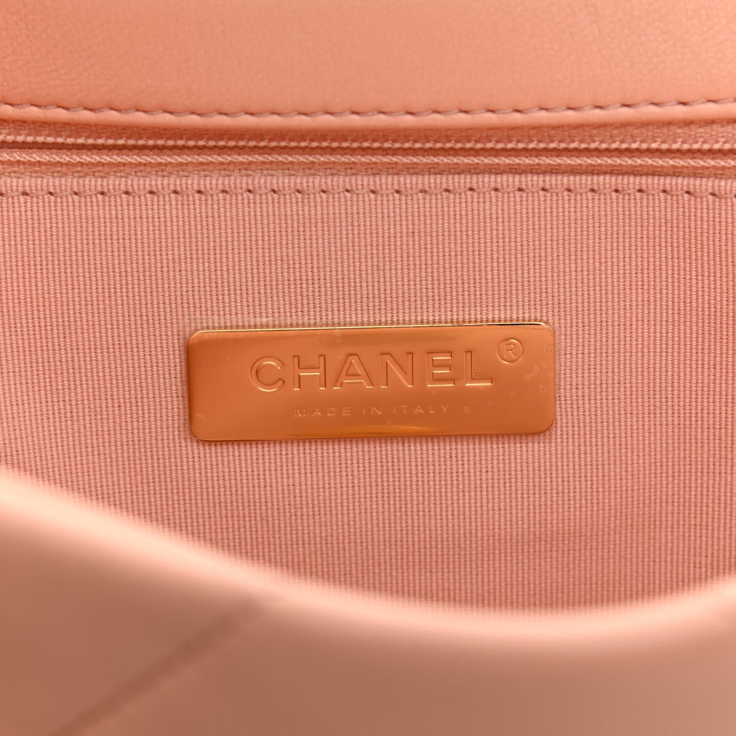 Lambskin Quilted Medium Chanel 19 Flap Light Orange