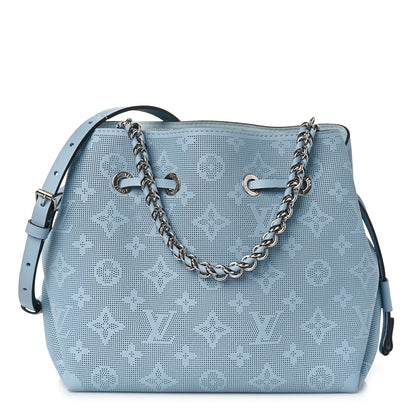Louis Vuitton Calfskin Reverse Mahina Bella Horizon Blue 3 of 9