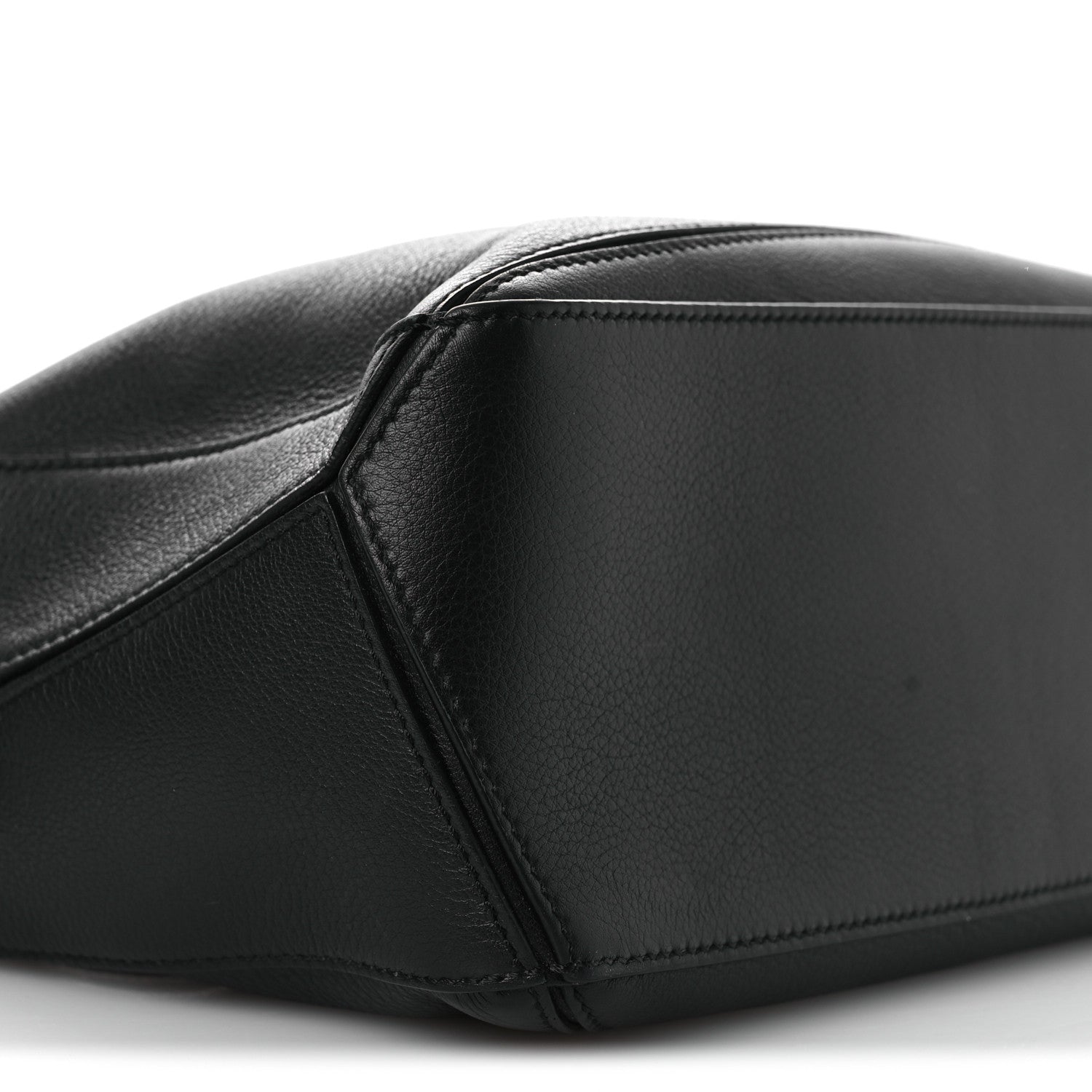 Loewe Calfskin Small Puzzle Edge Bag Black 9 of 11
