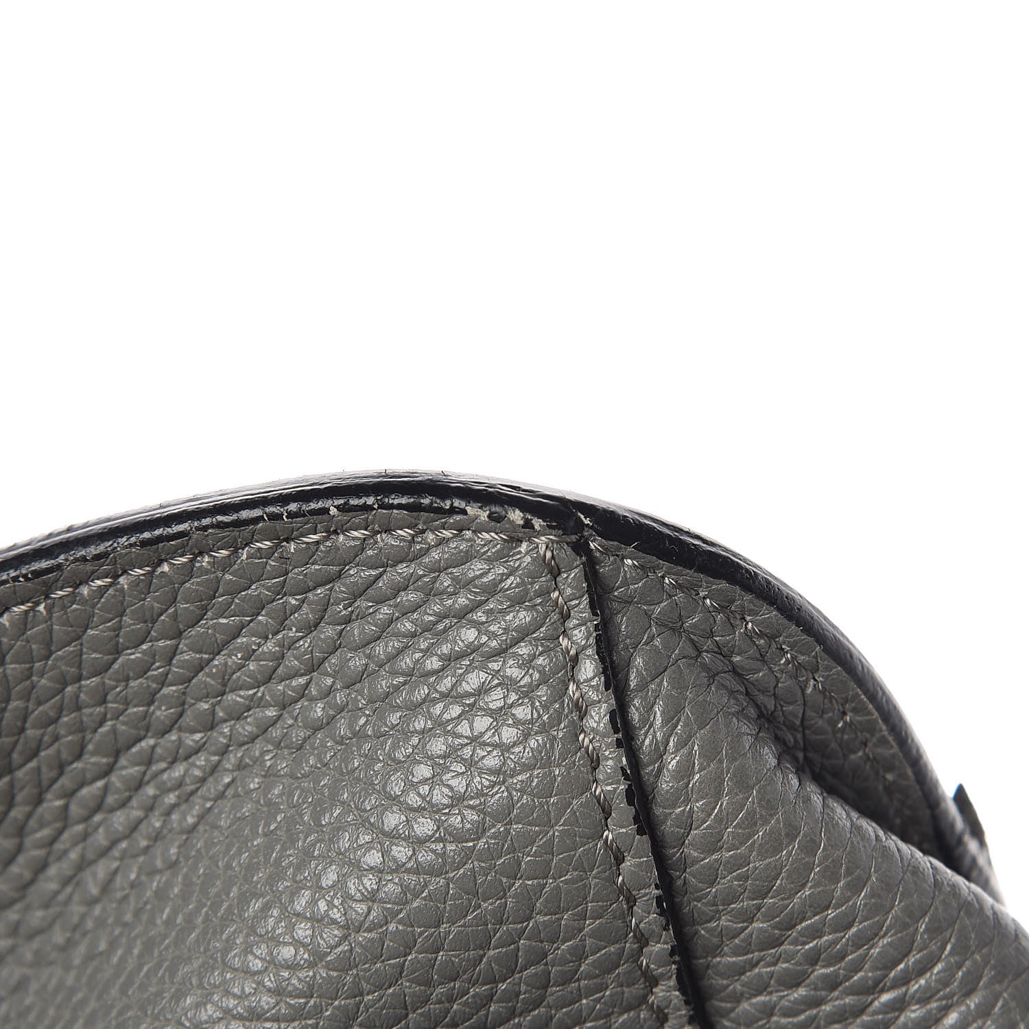 Alexander McQueen Pebbled Calfskin Large Skull Padlock Zip Around Tote Dark Grey 24 of 27