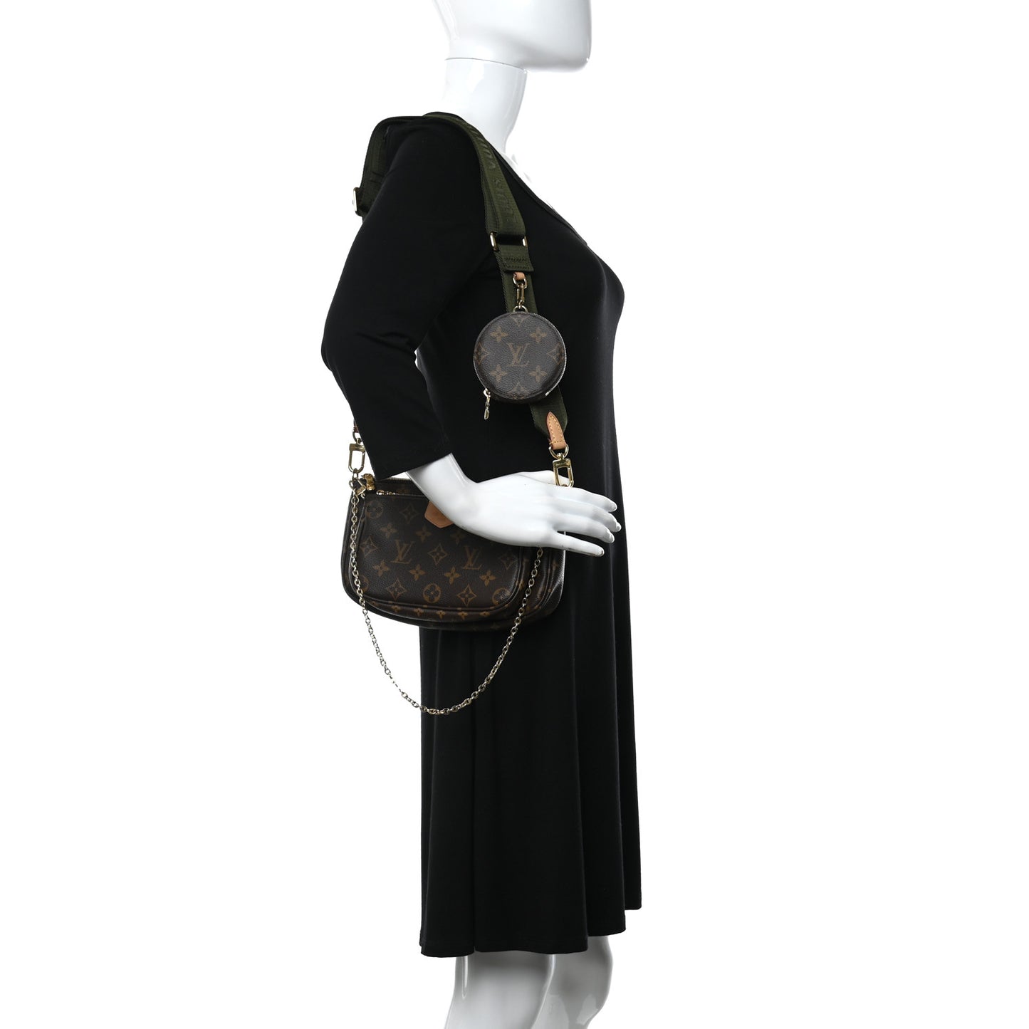 Monogram Multi Pochette Accessories Kaki