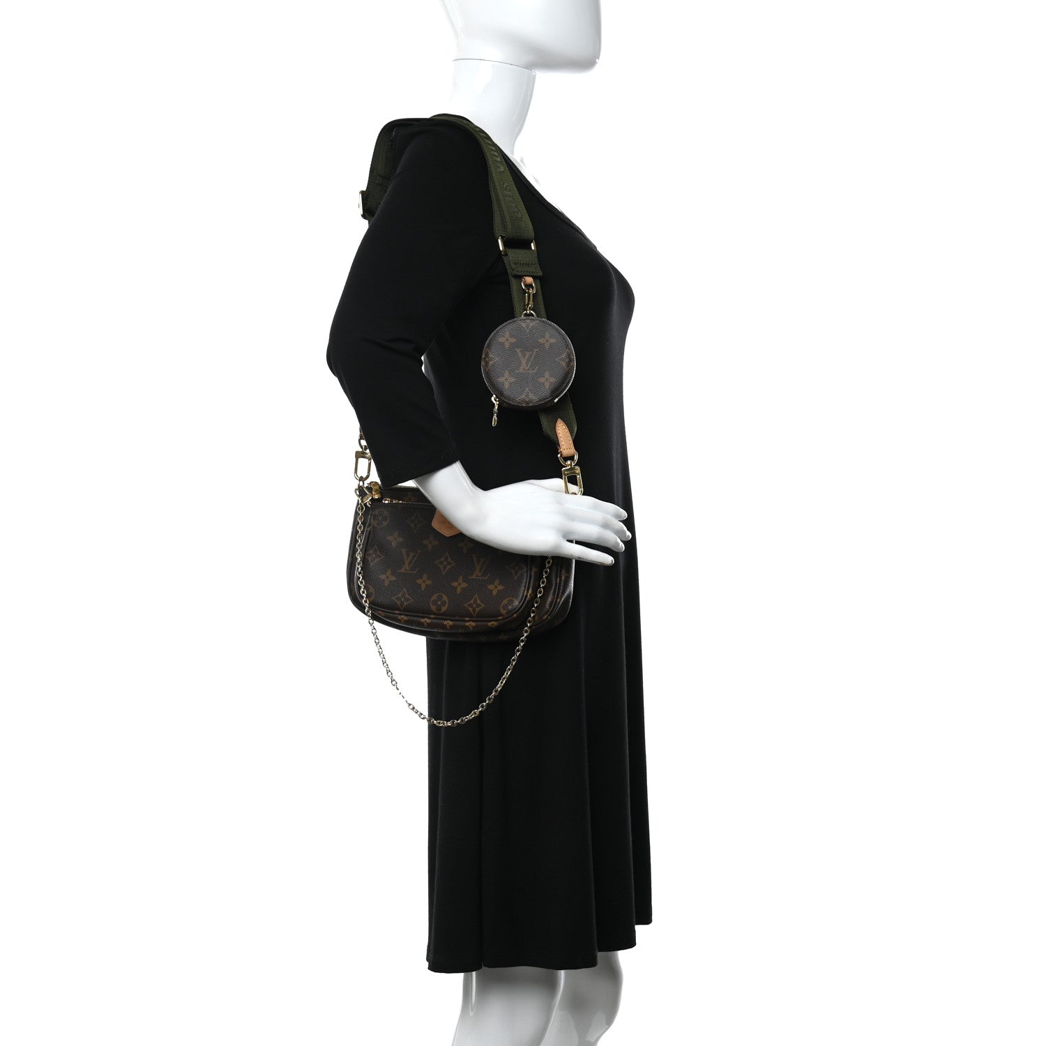 Louis Vuitton Monogram Multi Pochette Accessories Kaki 2 of 13