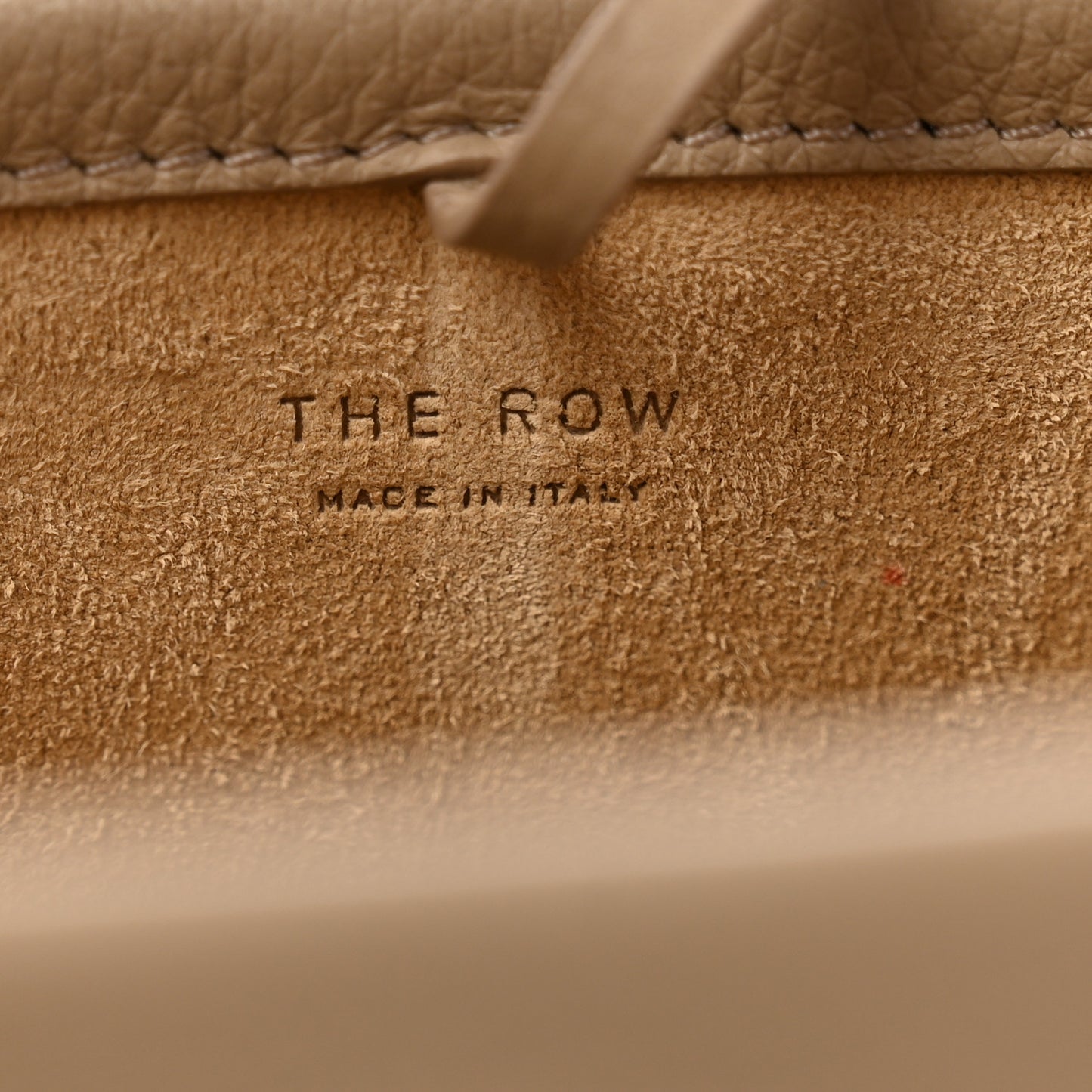 Grained Calfskin Small N/S Park Tote Dark Taupe