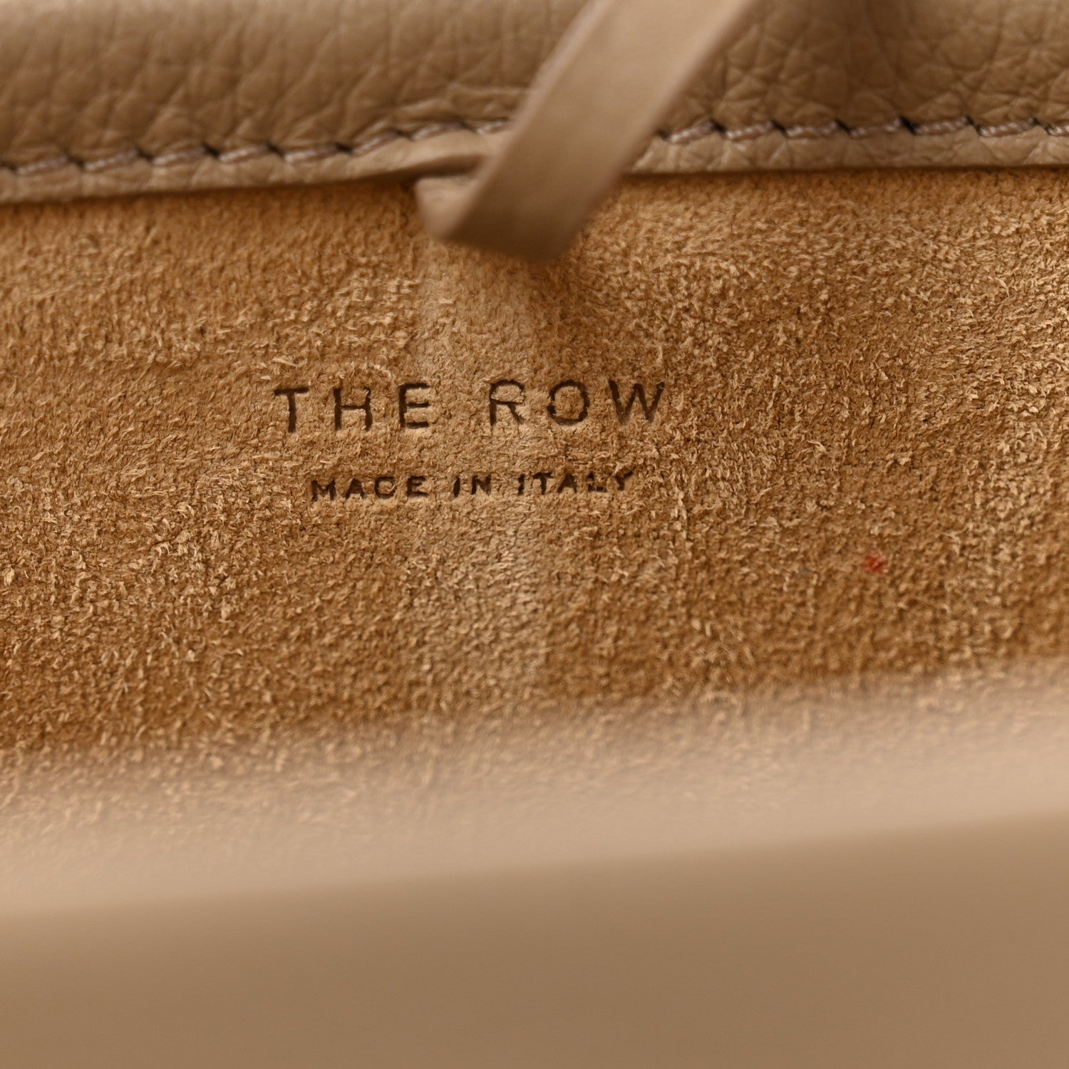 The Row Grained Calfskin Small N/S Park Tote Dark Taupe 6 of 10