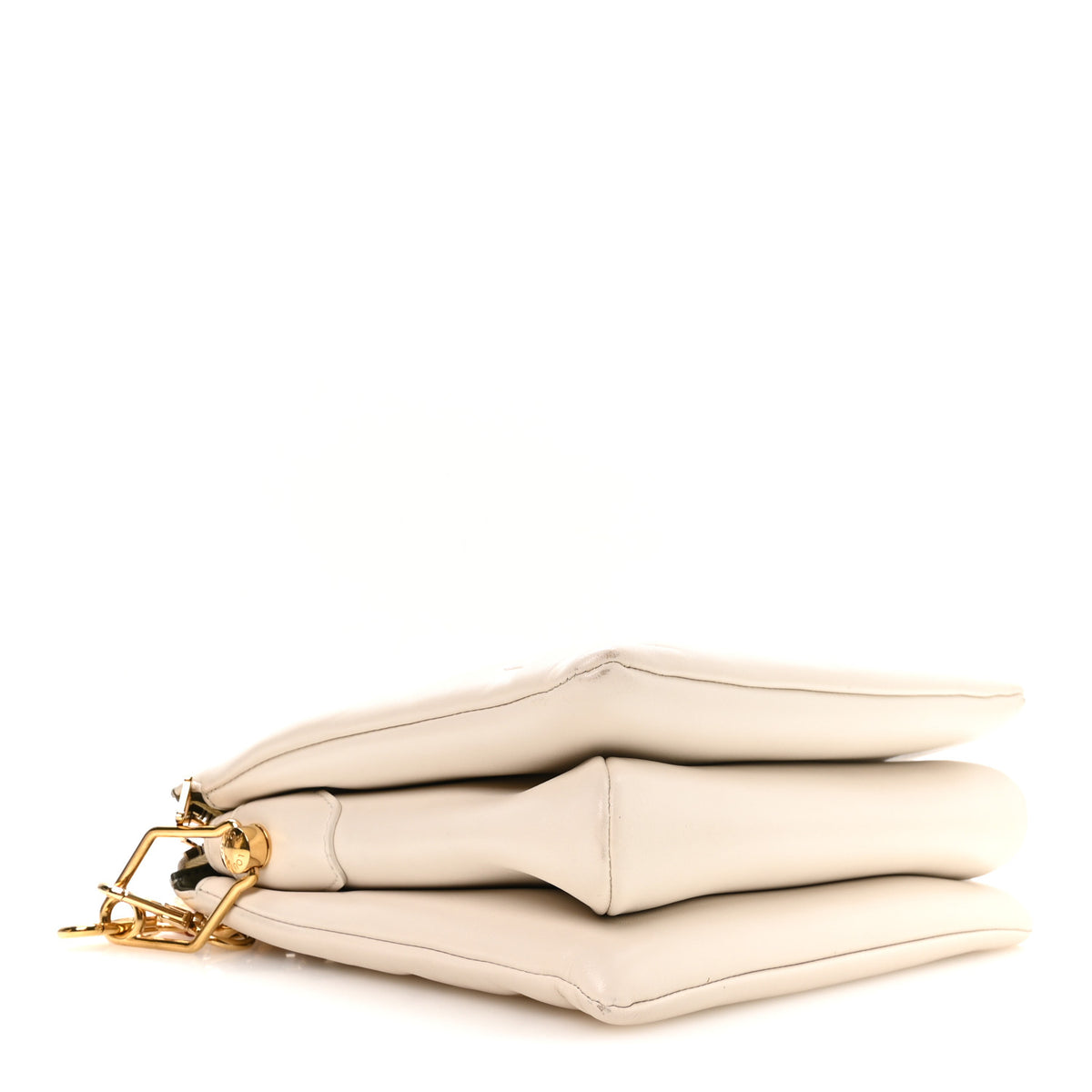 Louis Vuitton Lambskin Embossed Monogram Coussin PM Beige Cream 4 of 9