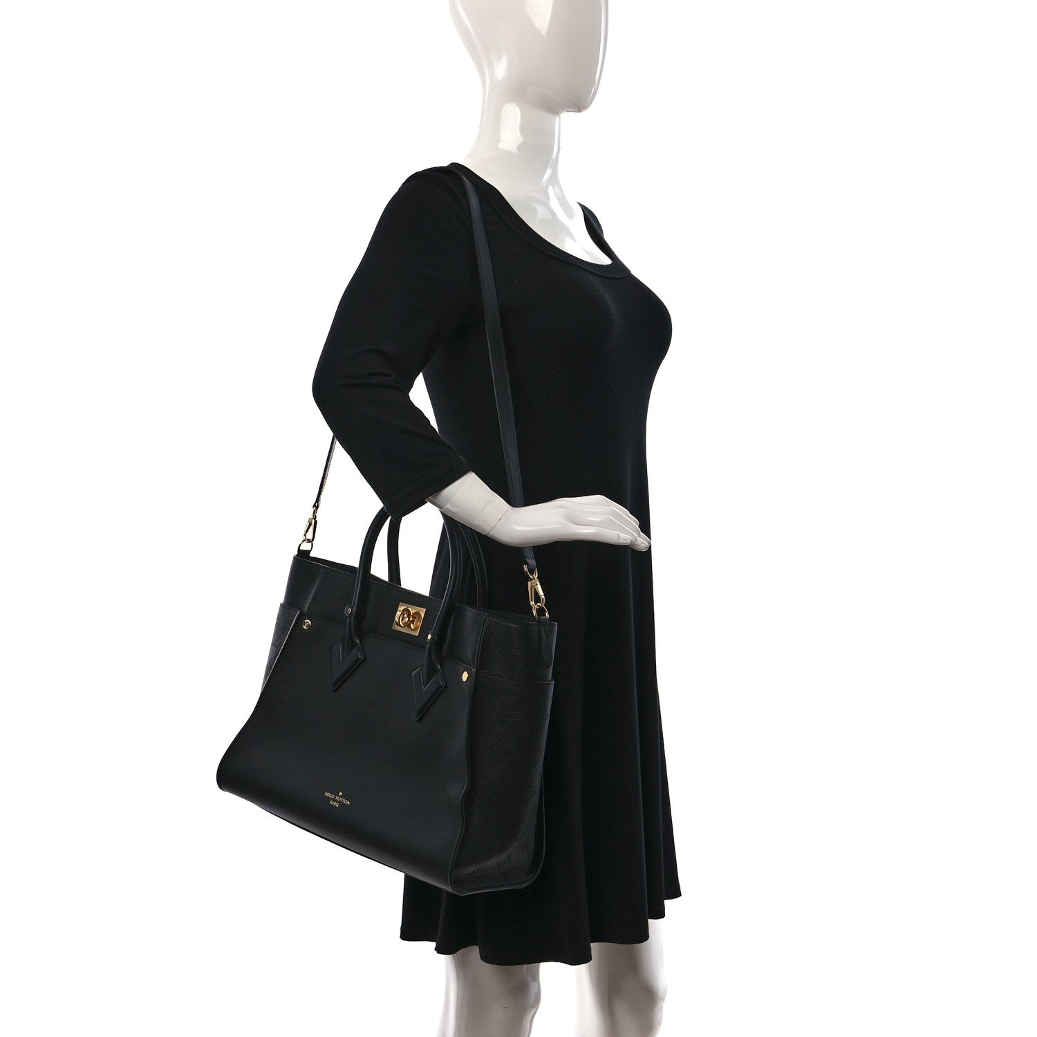 Louis Vuitton Mahina On My Side GM Black 2 of 8