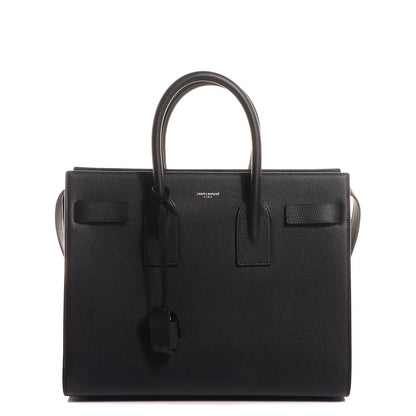 Saint Laurent Grained Calfskin Small Sac De Jour Black 1 of 8