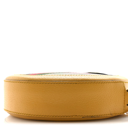 Gucci GG Supreme Monogram Flora Web Mini Ophidia Round Shoulder Bag Beige Multicolor Crop 10 of 12