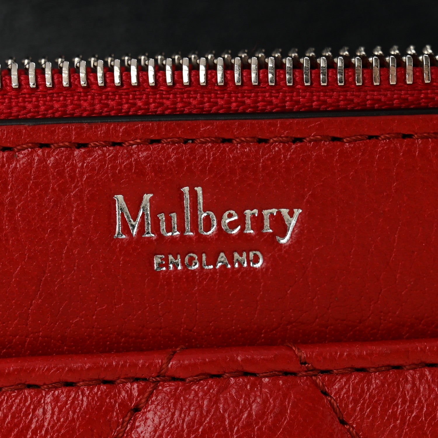 Mulberry Shiny Buffalo Quilted Darley Shoulder Bag Red 6 of 12