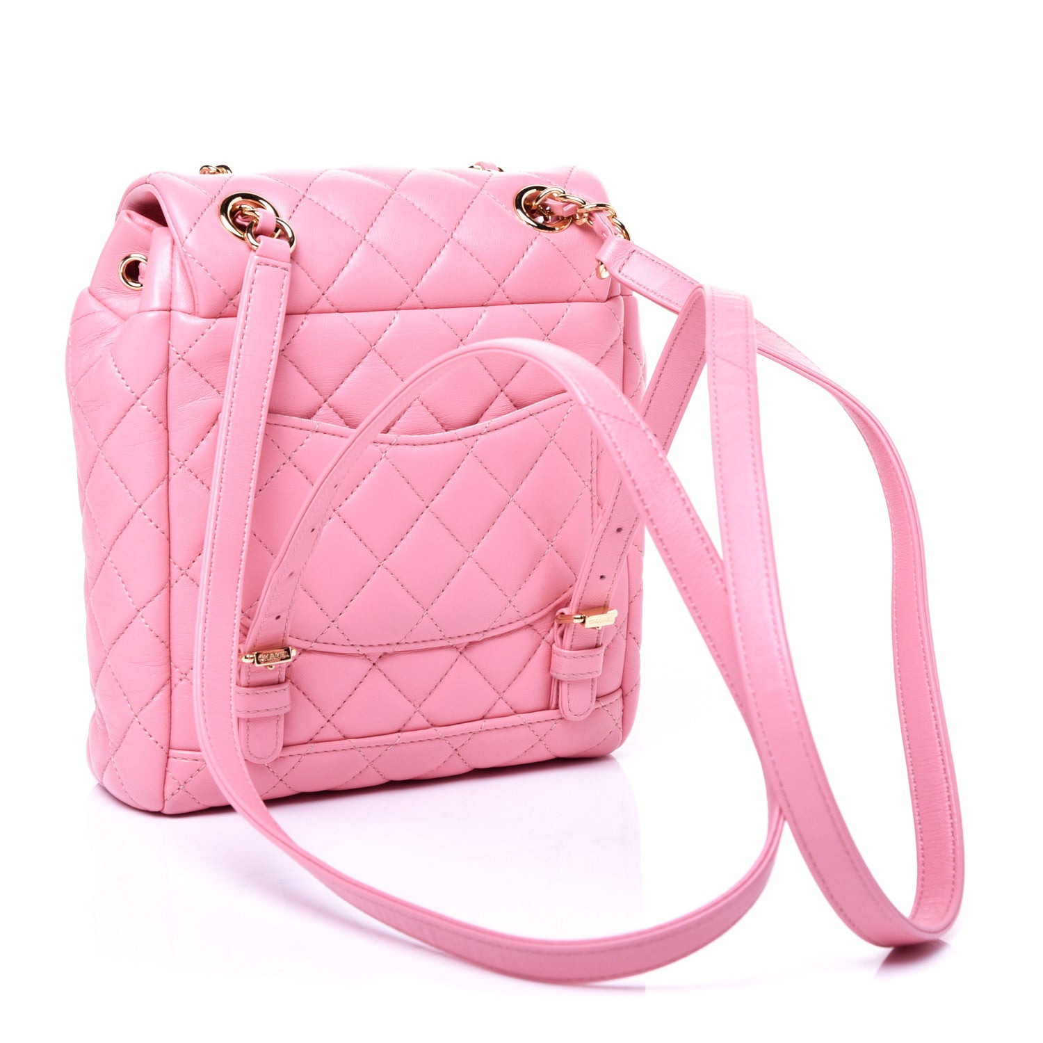 Chanel Lambskin Quilted Mini Urban Spirit Backpack Pink 2 of 12