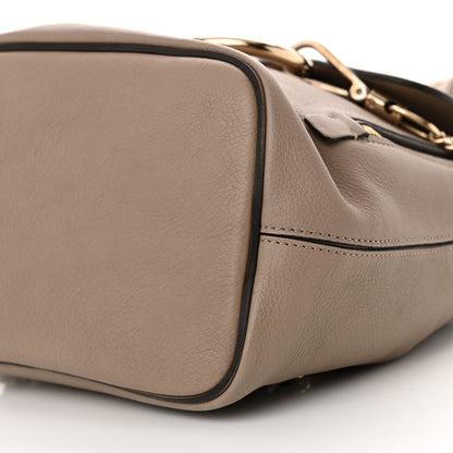Chloe Suede Calfskin Small Faye Backpack Motty Grey 9 of 10