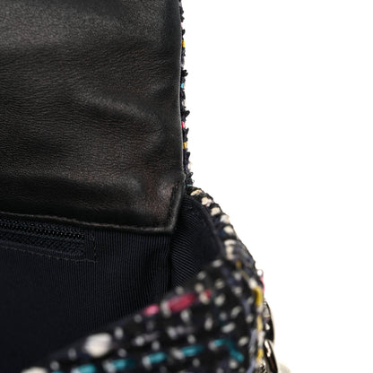Chanel Tweed Small Messenger Flap Navy 11 of 11