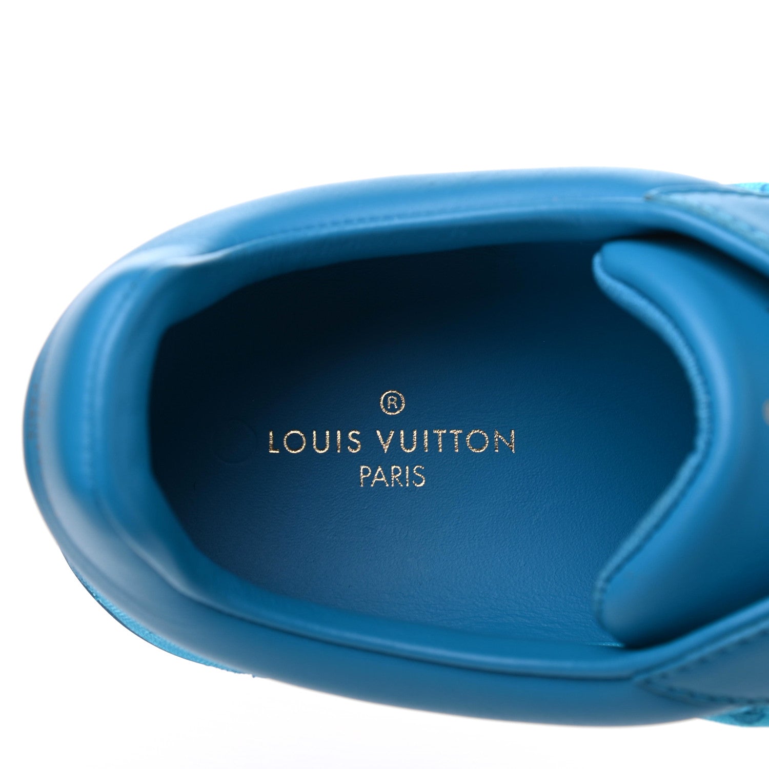 Louis Vuitton Monogram Luxembourg Sneaker 8 Blue 7 of 9