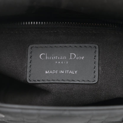 Christian Dior Ultra Matte Calfskin Cannage Small My ABCDior Lady Dior Black 6 of 9