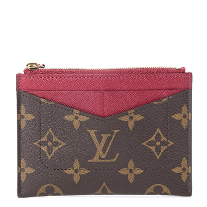 Louis Vuitton Monogram Zipped Card Holder Fuchsia 1 of 5
