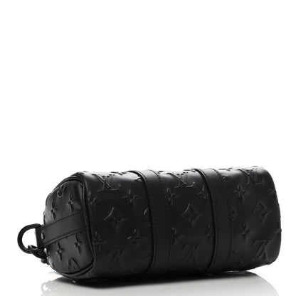Louis Vuitton Monogram Seal Keepall XS Black 4 of 11