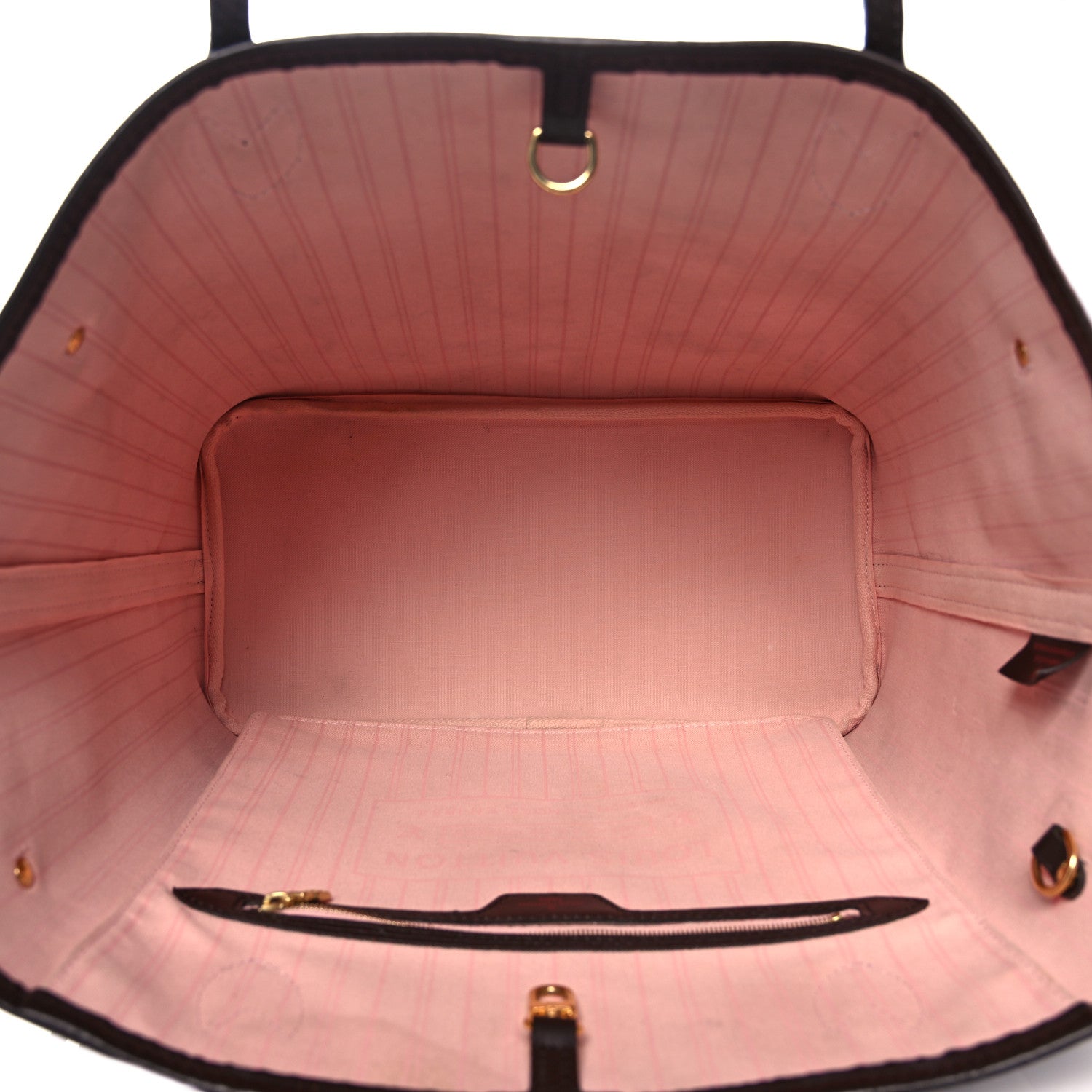 Louis Vuitton Damier Ebene Neo Neverfull MM Rose Ballerine 5 of 24