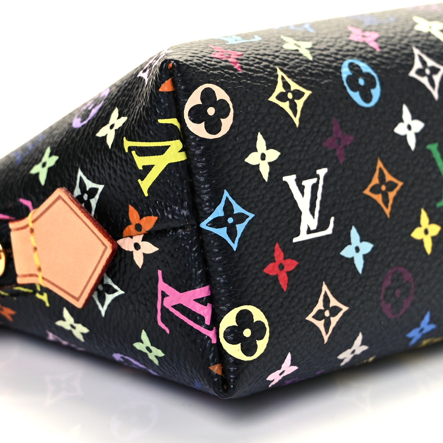 Monogram Multicolor Cosmetic Pouch Black Grenade