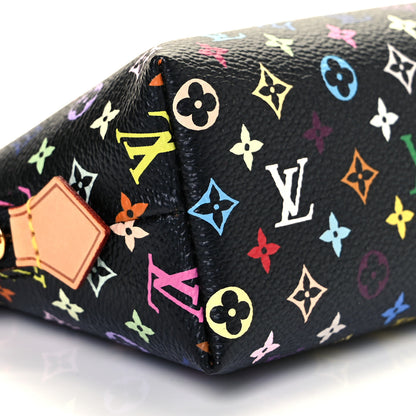 Louis Vuitton Monogram Multicolor Cosmetic Pouch Black Grenade 7 of 9