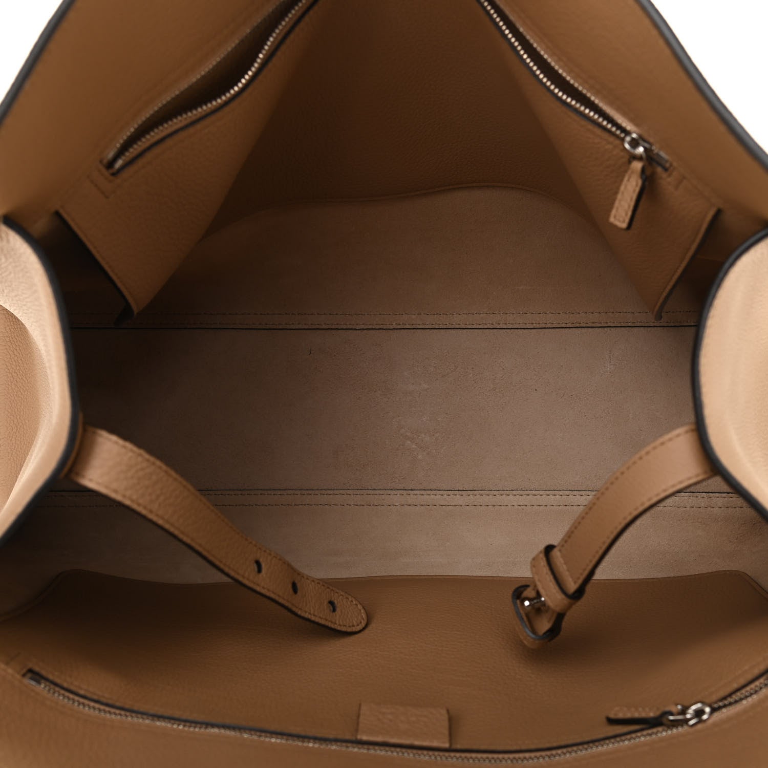 Gucci Soft Calfskin Medium Jackie Top Handle Bag Classic Camel 5 of 13