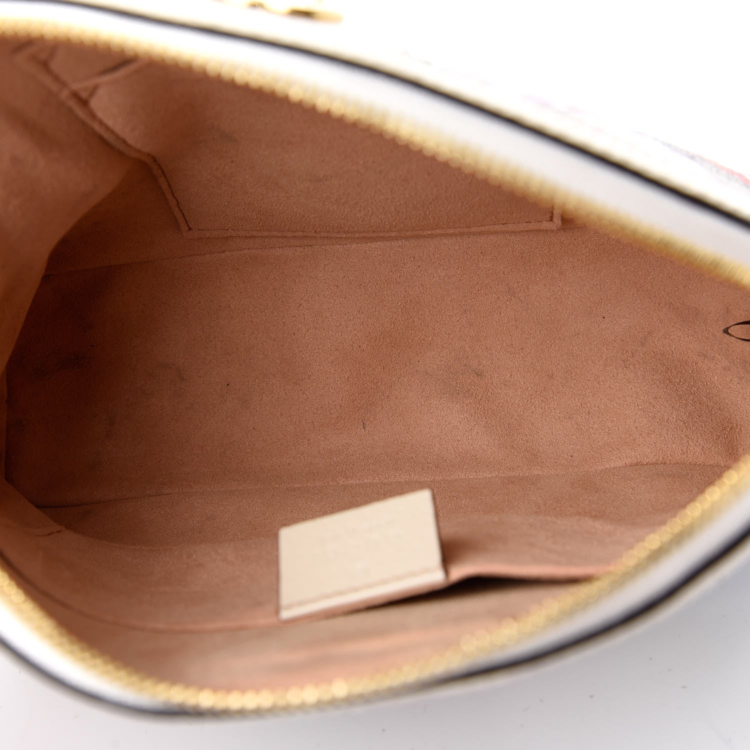 Gucci GG Supreme Monogram Flora Web GG Small Ophidia Dome Shoulder Bag White 5 of 11