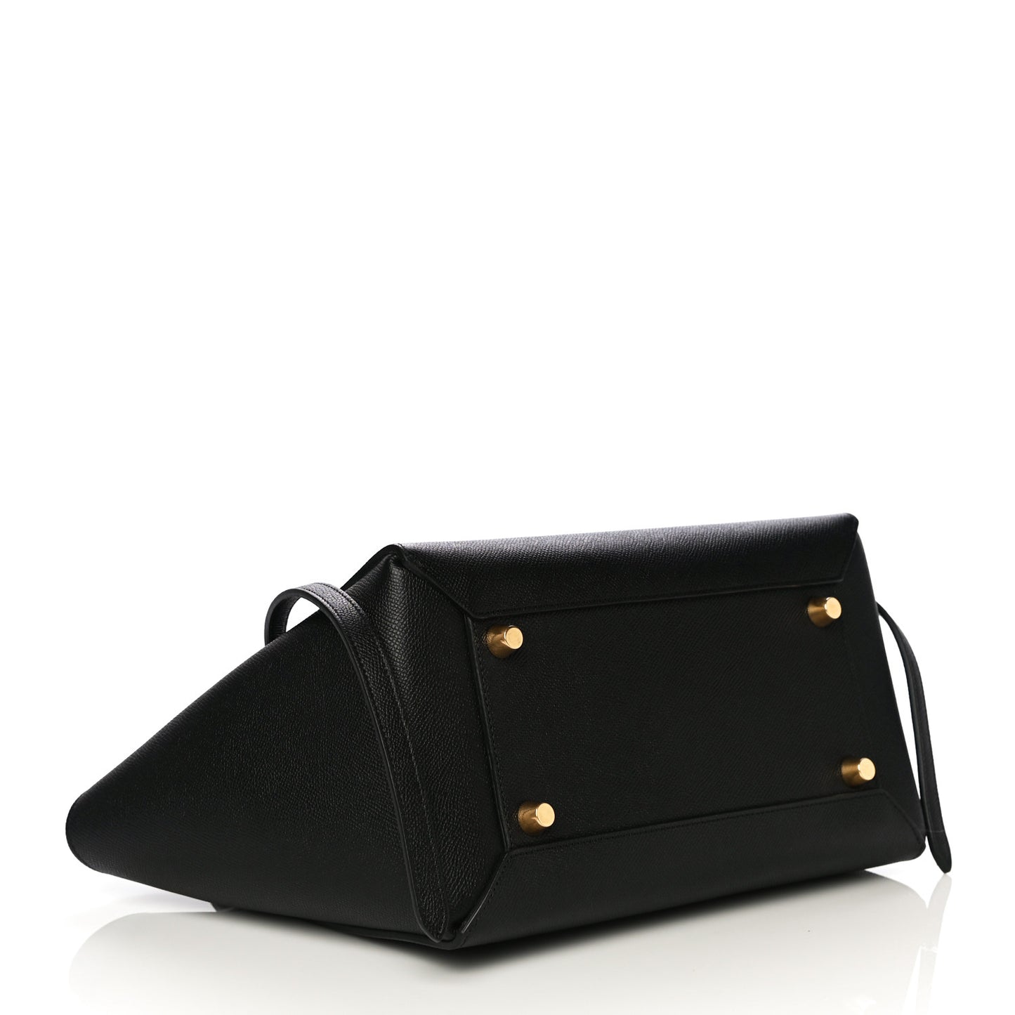 Grained Calfskin Mini Belt Bag Black