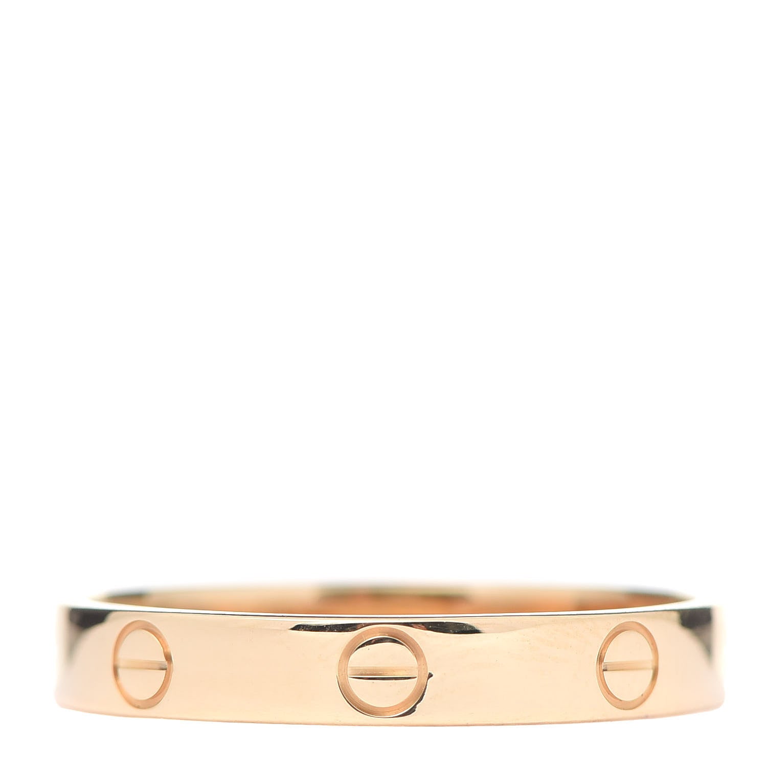 Cartier 18K Yellow Gold 3.5mm LOVE Wedding Band Ring 64 10.75 3 of 5