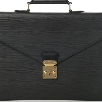 Louis Vuitton Epi Serviette Conseiller Briefcase Black 8 of 15