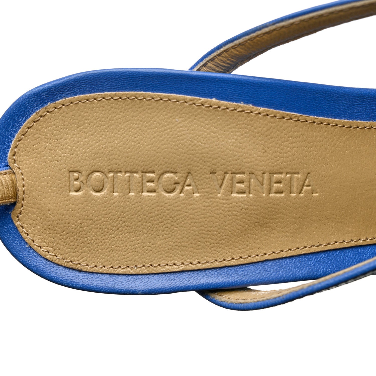 Bottega Veneta Lambskin Stretch Multi Strap 90mm Sandals 37 Aquarium 5 of 10