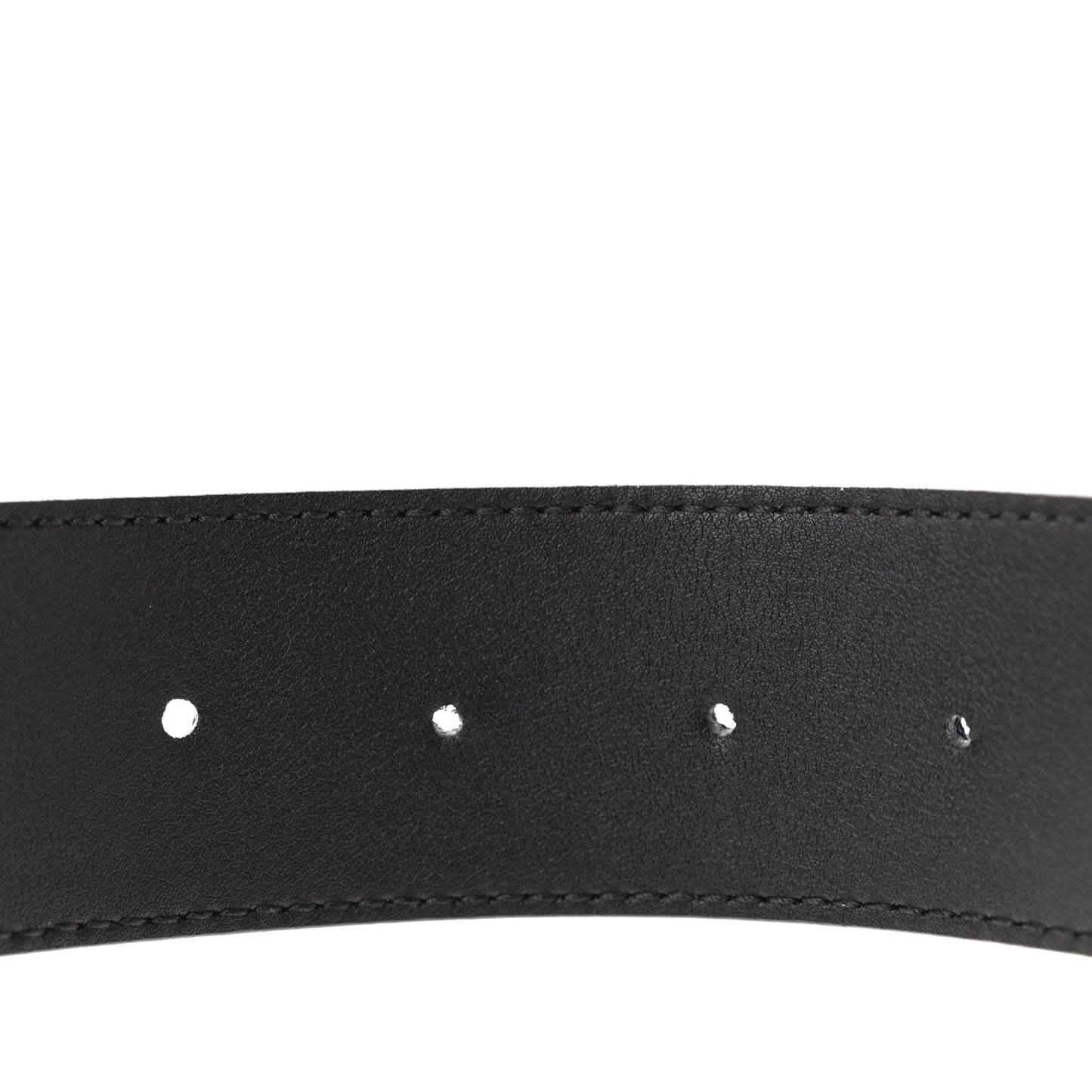 GG Supreme Monogram Matte Plutone Calfskin Double G 40mm Belt 90 36 Beige Ebony Black
