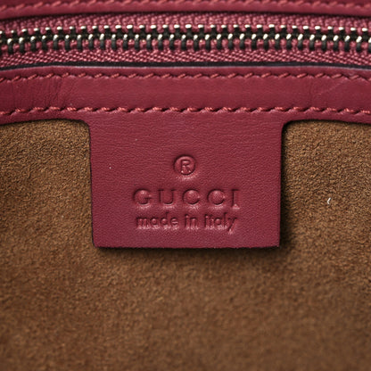 Gucci GG Supreme Monogram Blooms Medium Boston Beige Multicolor Dry Rose 6 of 13