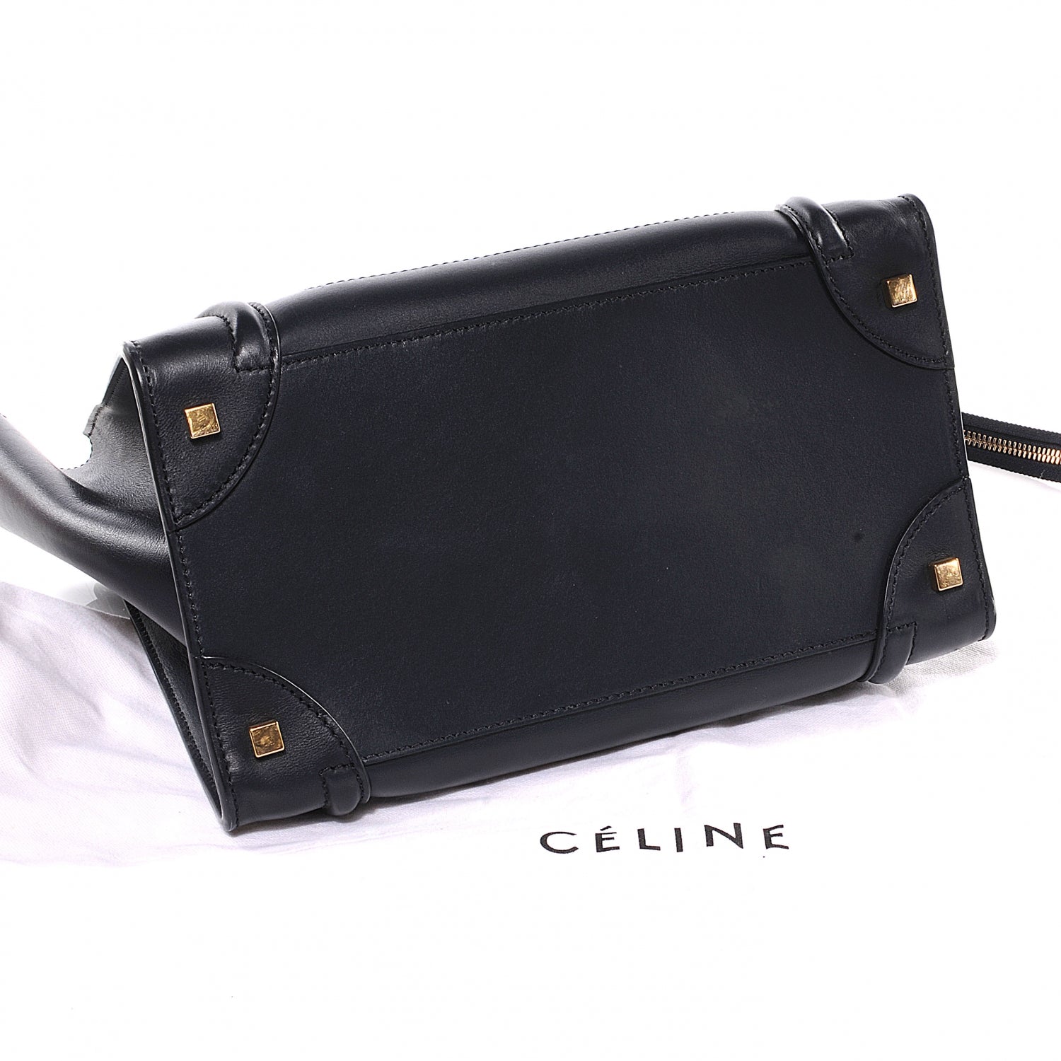 Celine Smooth Calfskin Mini Luggage Navy 12 of 12