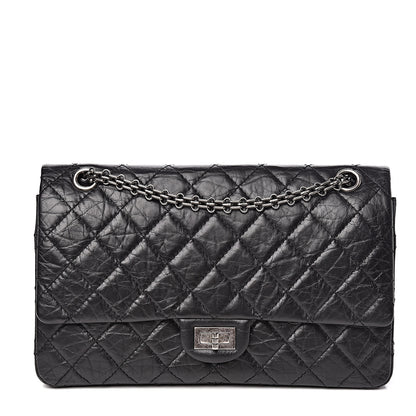 Chanel Aged Calfskin Quilted 2.55 Reissue 226 Flap Black 1 of 12