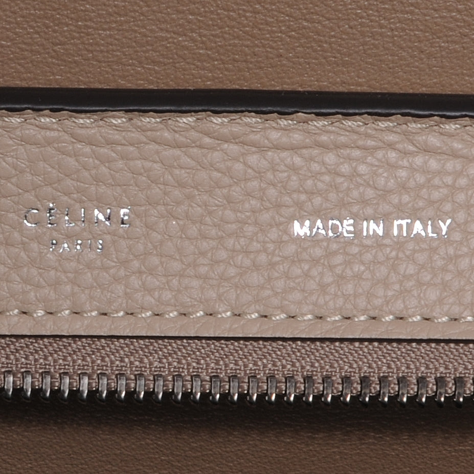 Calfskin Suede Small Trapeze Dune