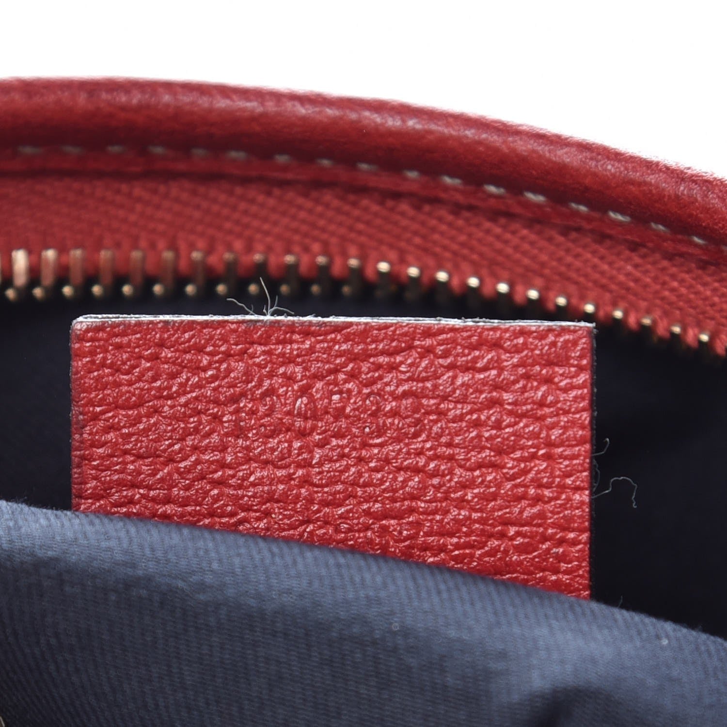 Gucci Monogram Medium Abbey D Ring Hobo Navy Red 7 of 7