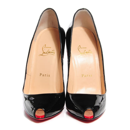 Christian Louboutin Patent Tibur 120 Pumps 38.5 Black 2 of 6