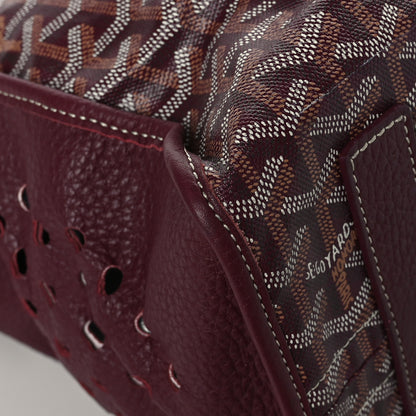 Goyard Goyardine Sac Hardy Pet Carrier PM Burgundy 10 of 11
