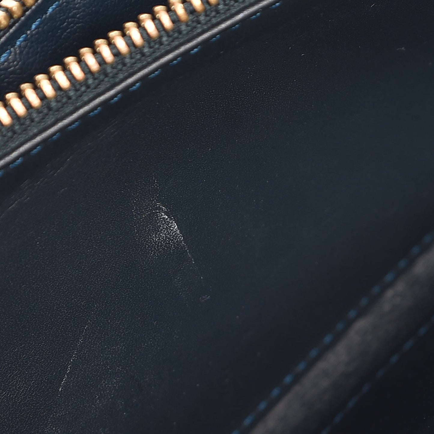 Vernis Sarah Wallet Blue Nuit
