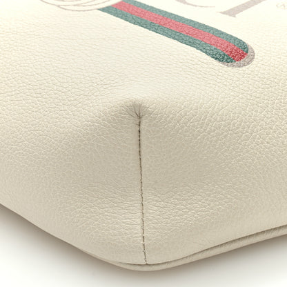 Gucci Grained Calfskin Logo Belt Bag White 9 of 9